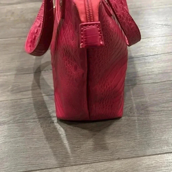 Marc Fisher Pink Faux Vegan Croc Leather Tote Bag-NWOT - Picture 4 of 8